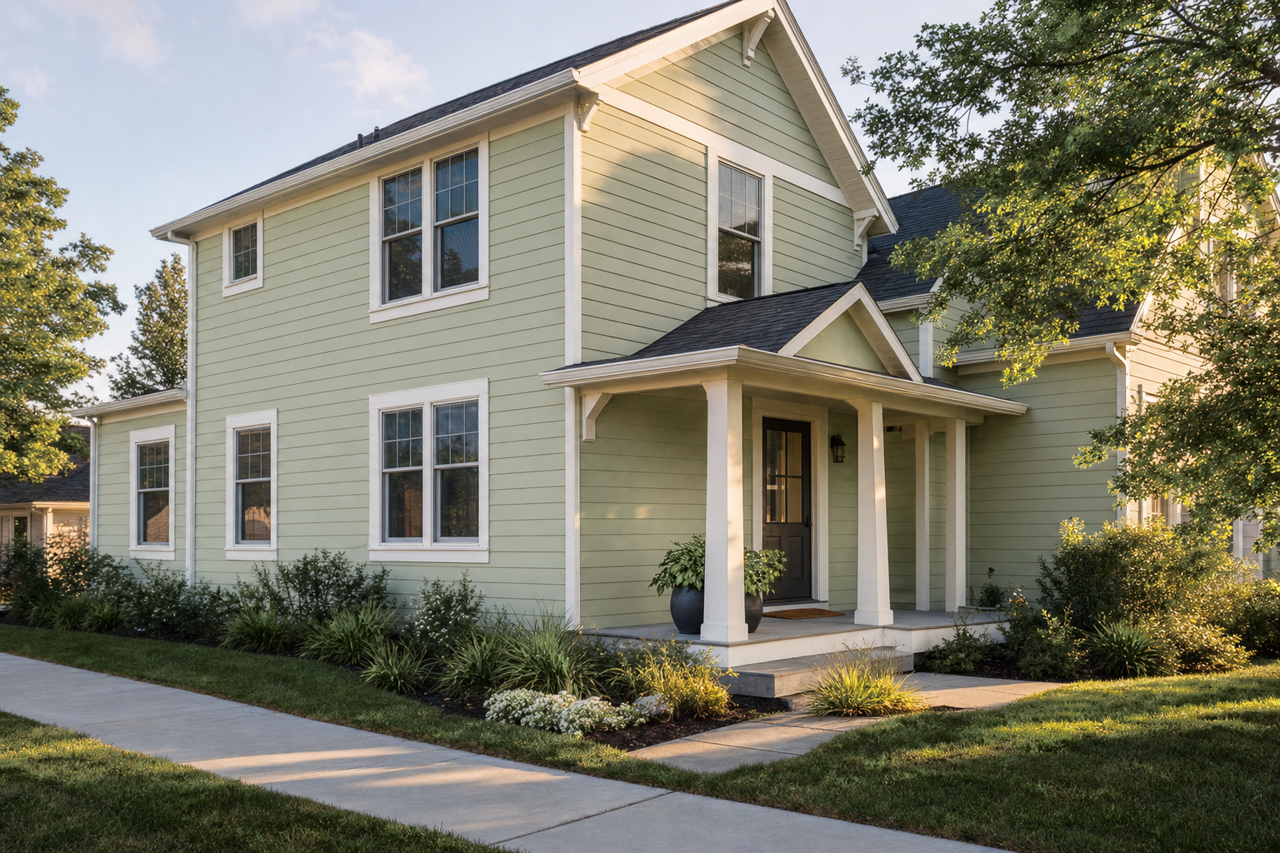 Zen Garden by Valspar on exterior