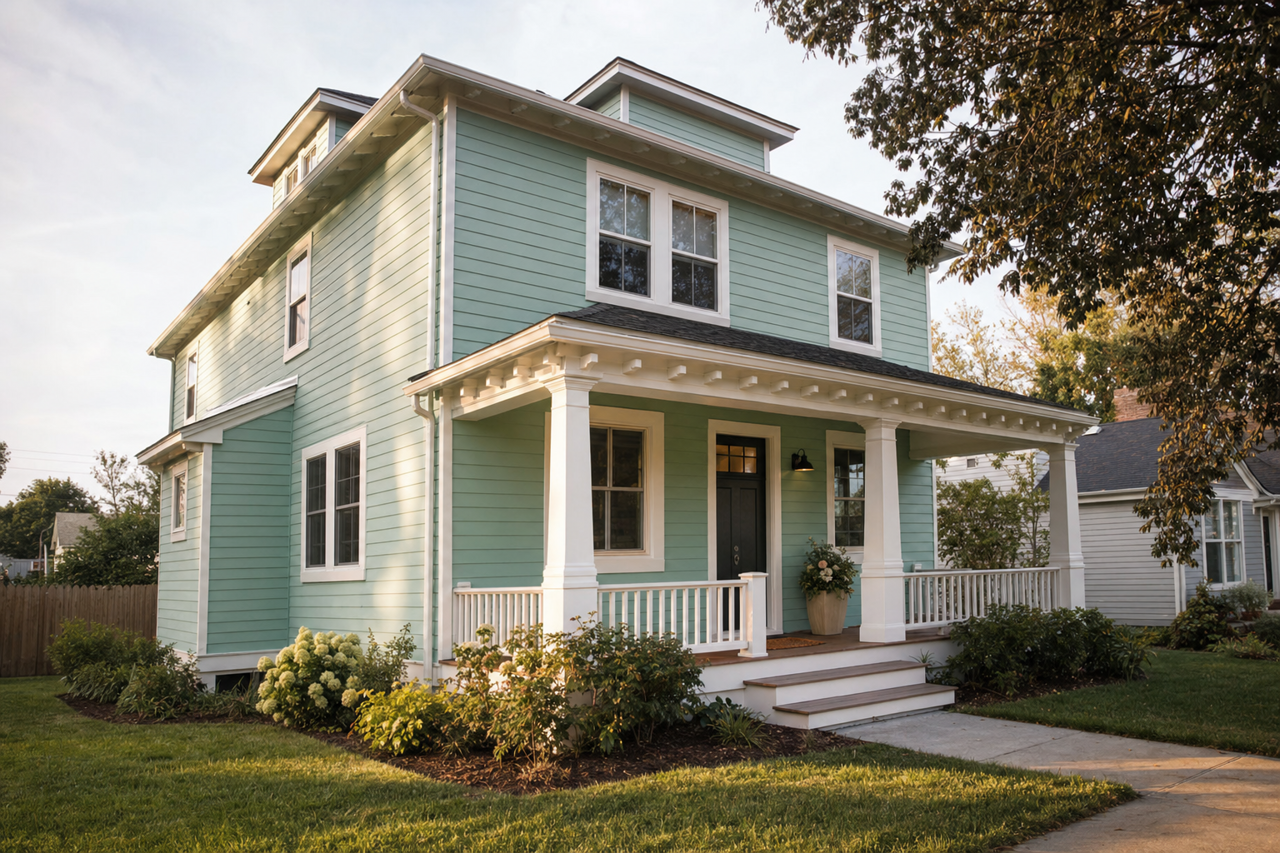 Kelp by Valspar on exterior