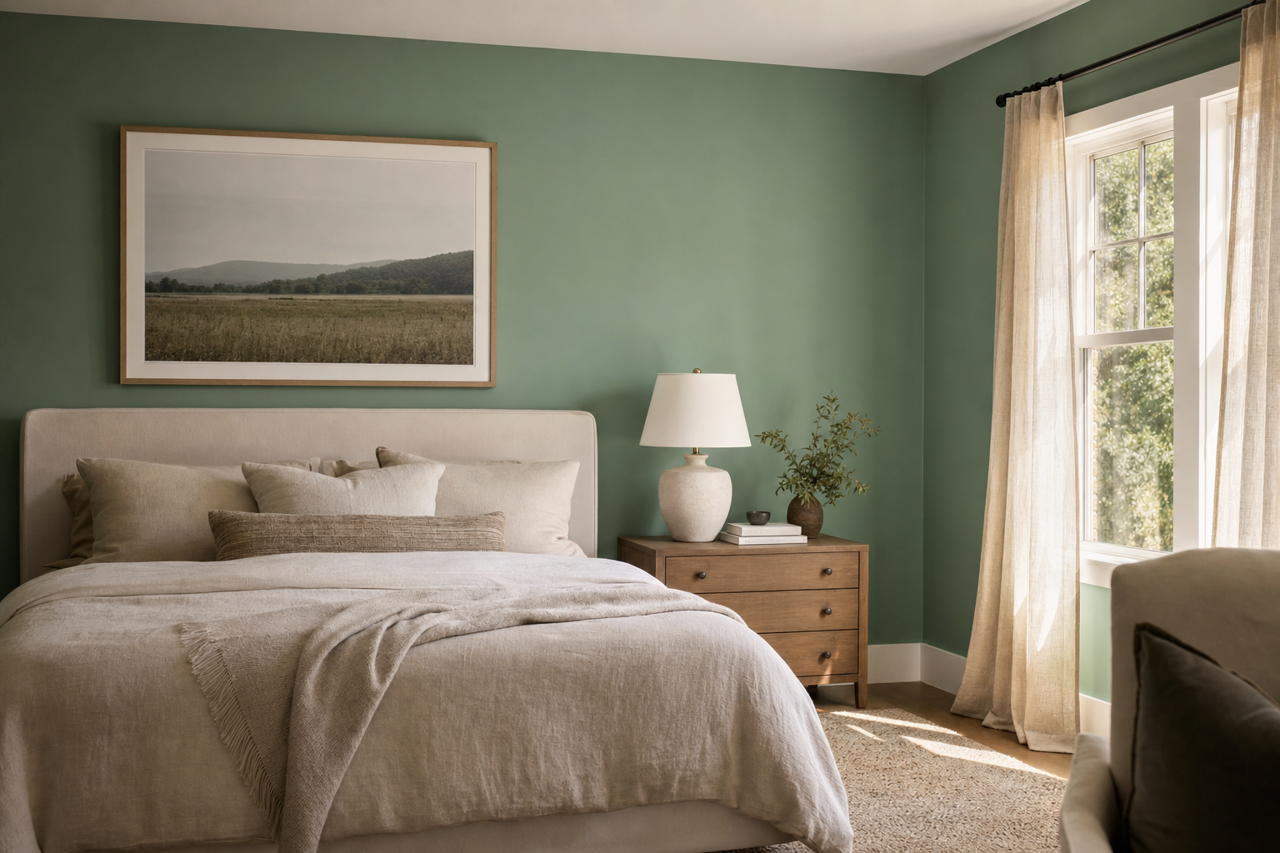 Salamander by Valspar on interiors