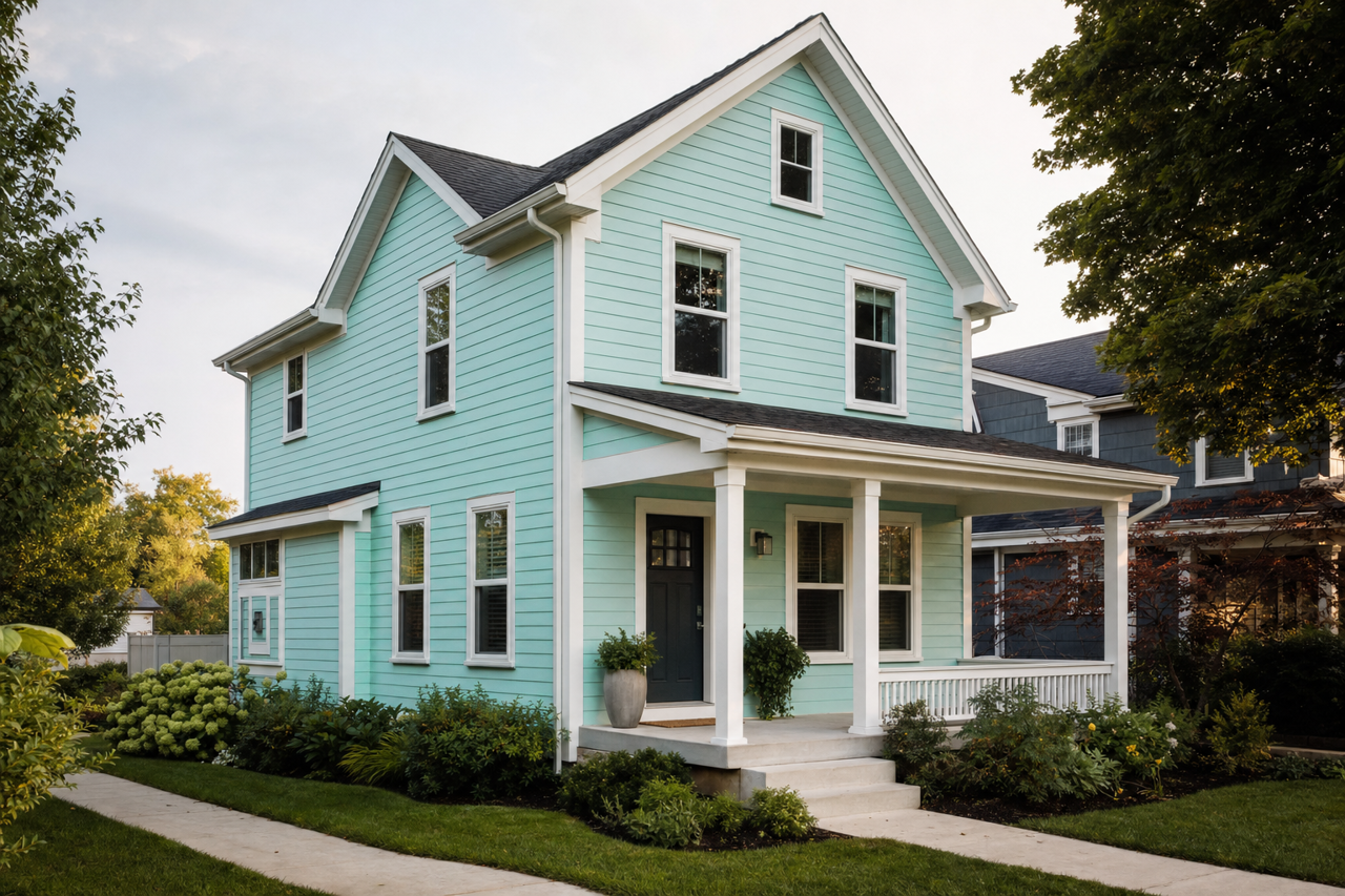 Mermaid's Song by Valspar on exterior