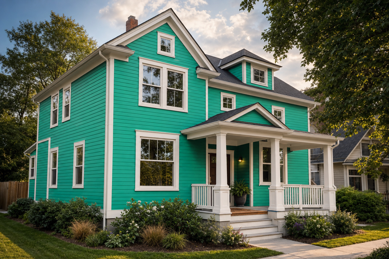 Tropical Rainforest by Valspar on exterior
