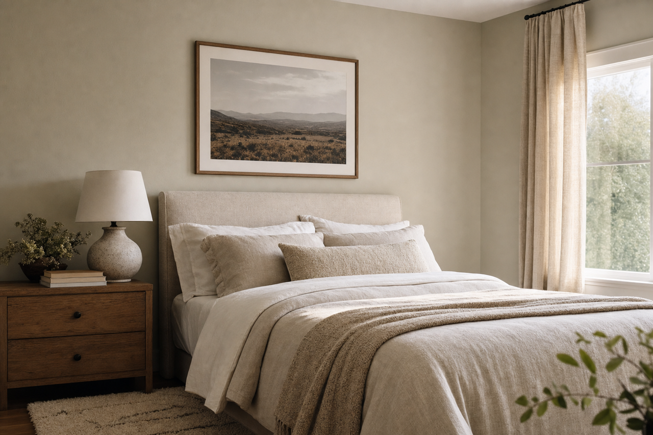 Hunter's White by Valspar on interiors