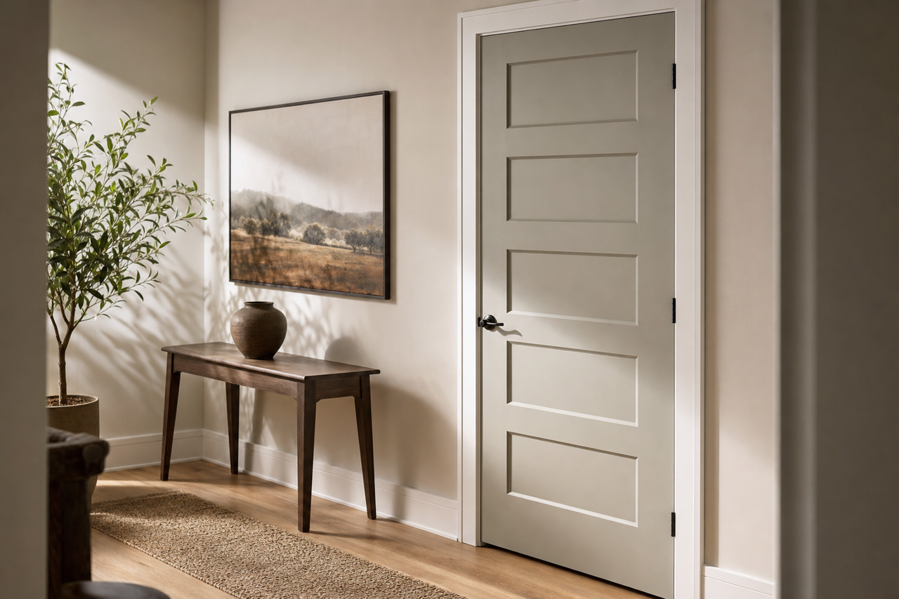 Tornado Watch by Valspar on interior-doors