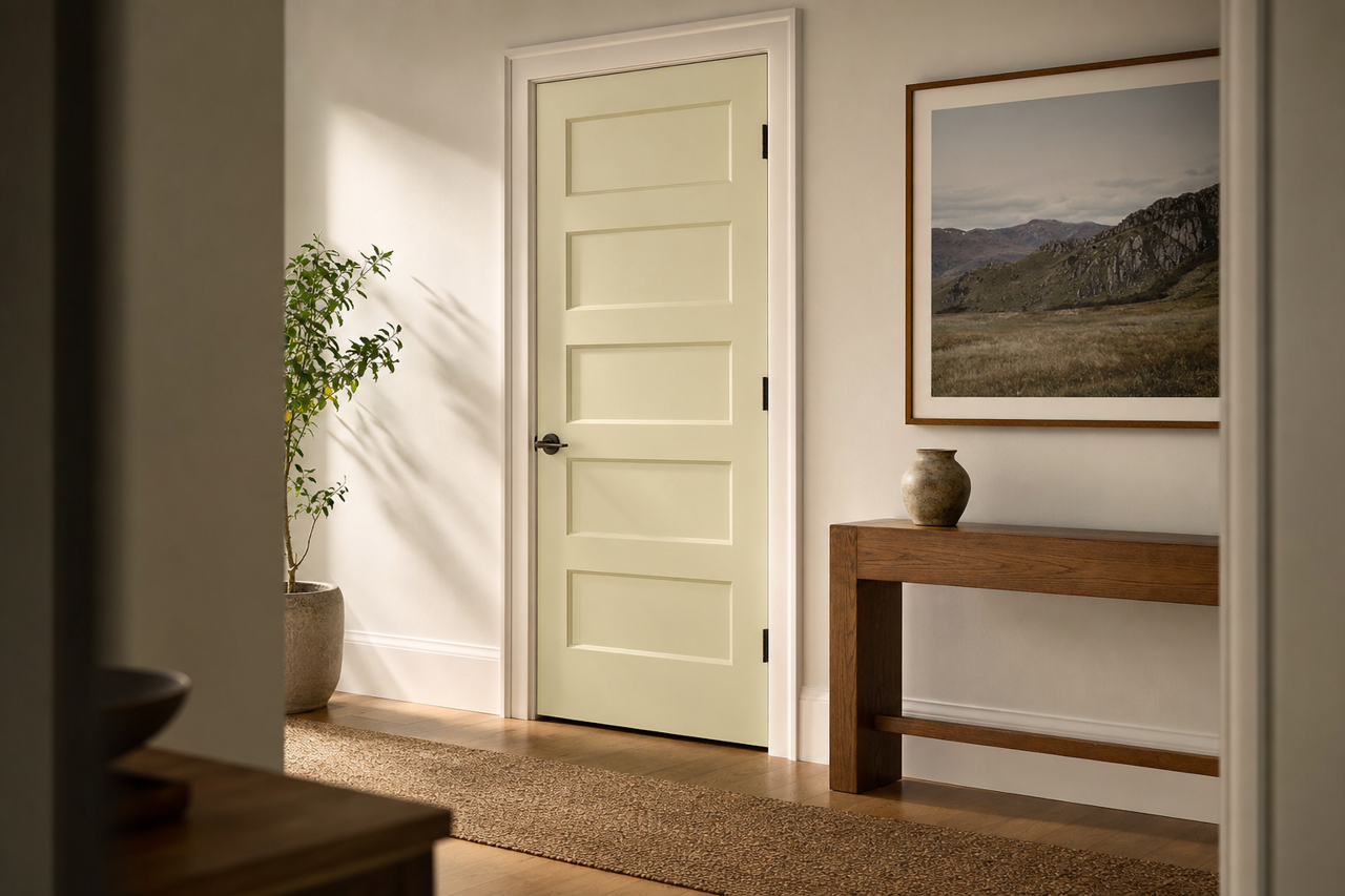 Panacea by Valspar on interior-doors