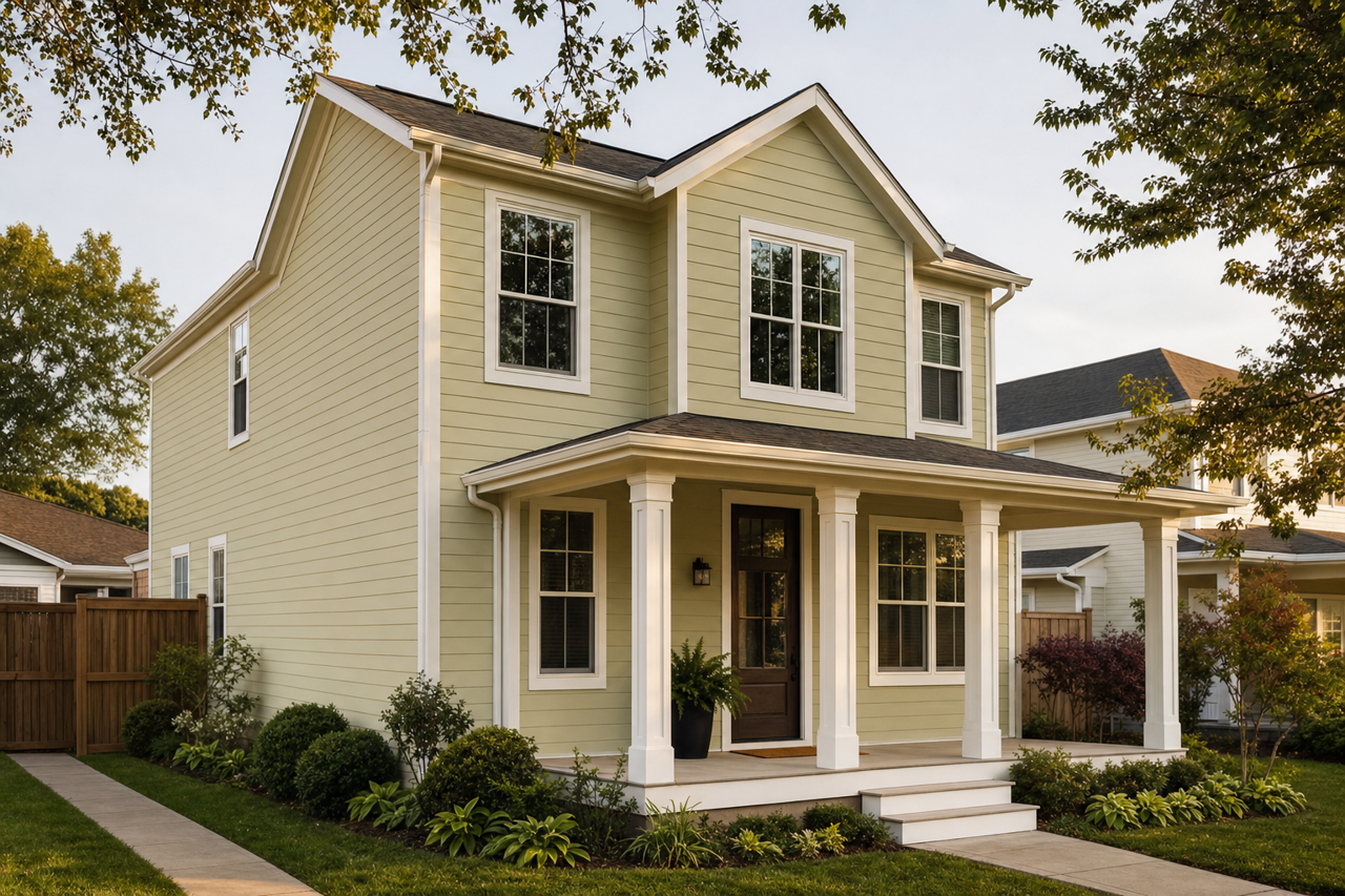 Sumptuous Sage by Valspar on exterior