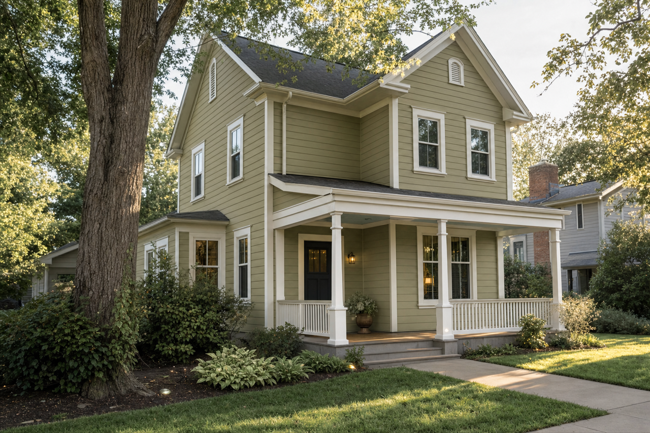 Garden of Paradise by Valspar on exterior
