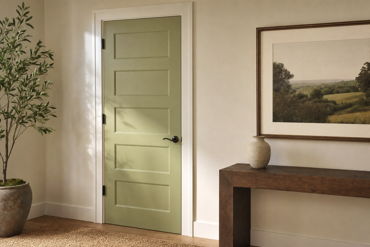 Garden of Paradise by Valspar on interior-doors