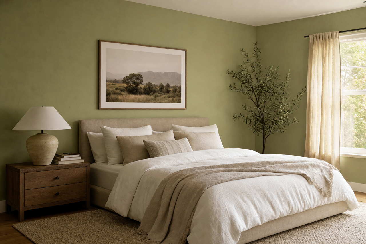 Garden of Paradise by Valspar on interiors