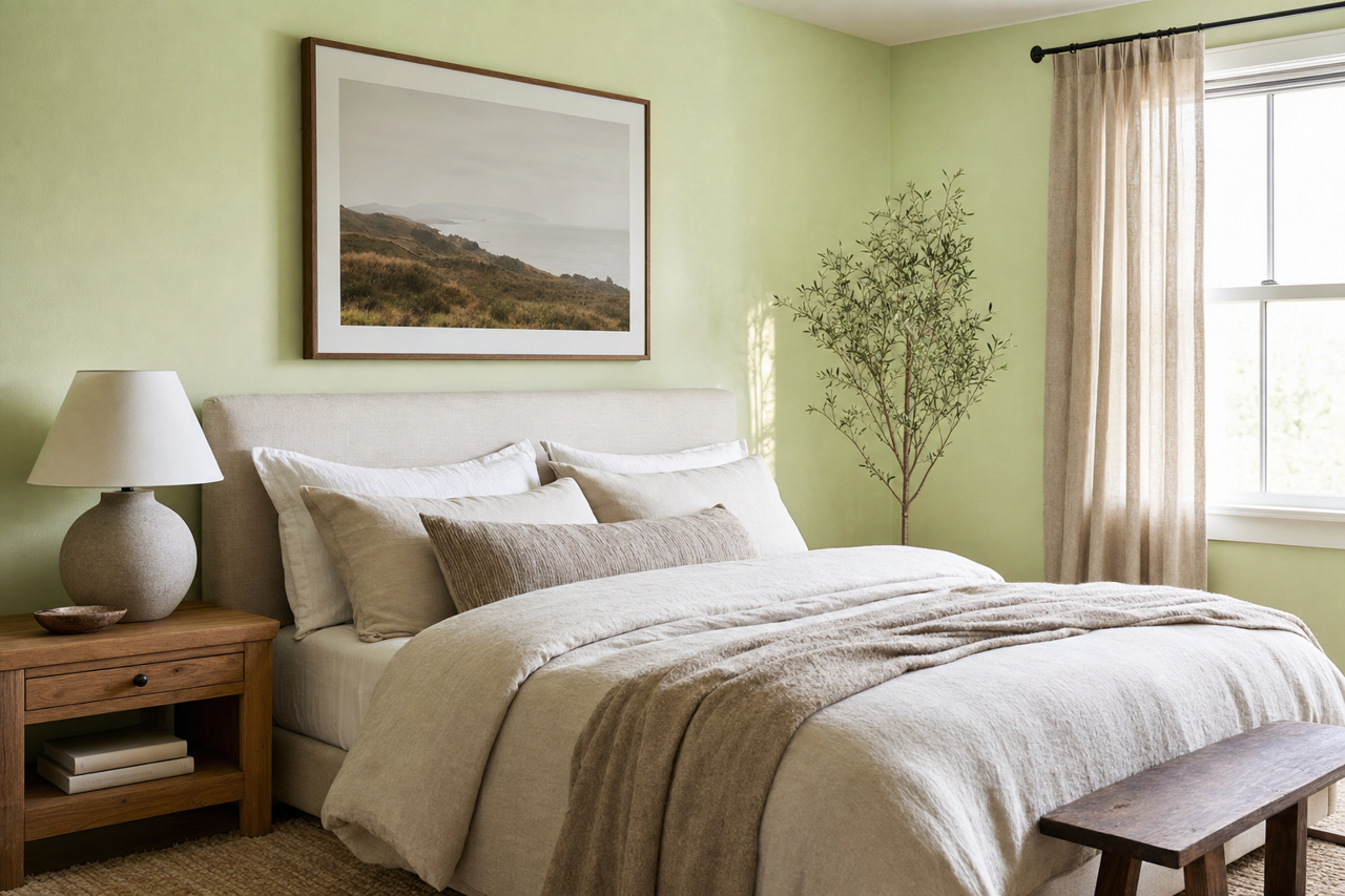 Limonata by Valspar on interiors