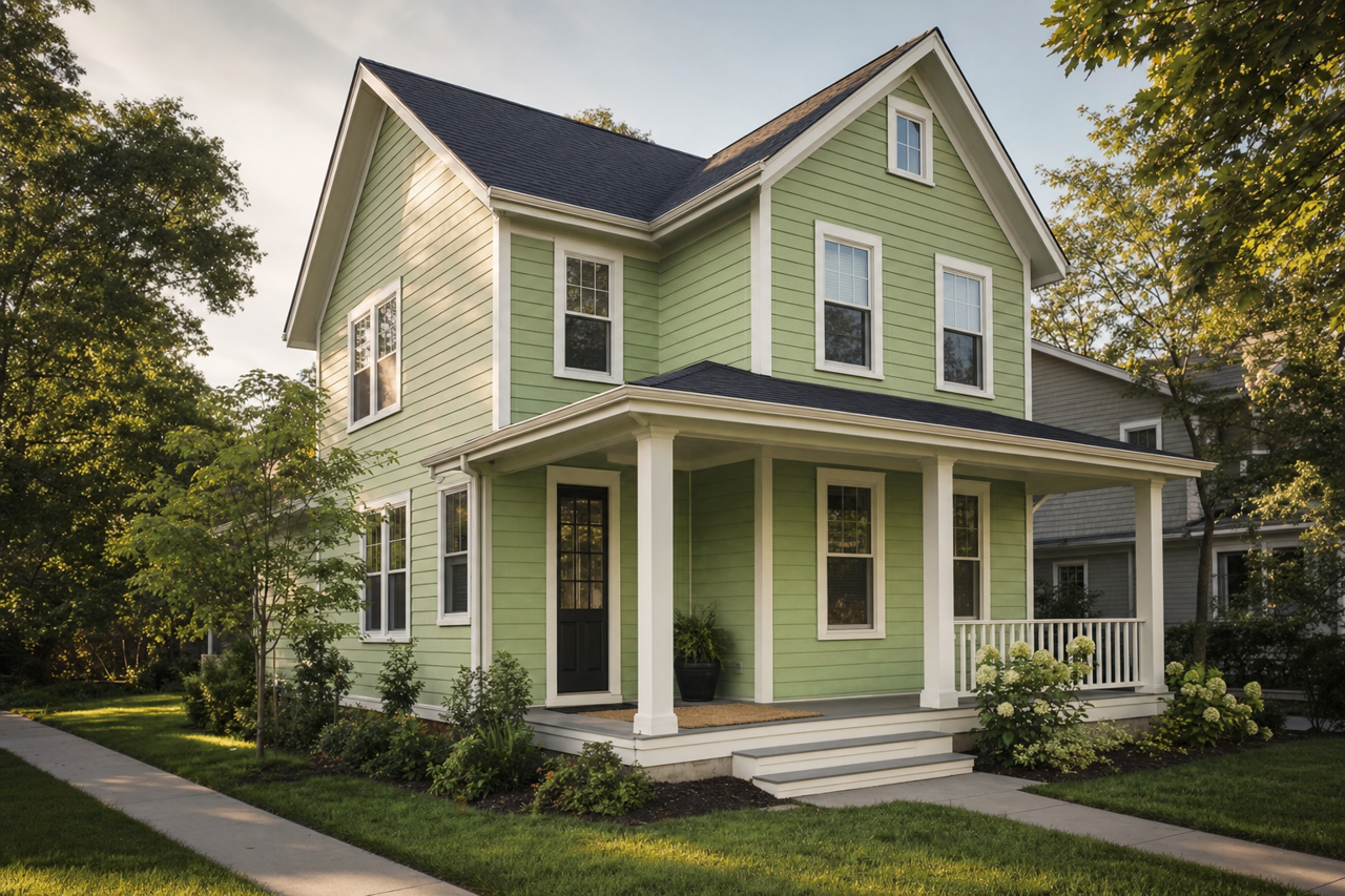 Sunny Dale by Valspar on exterior
