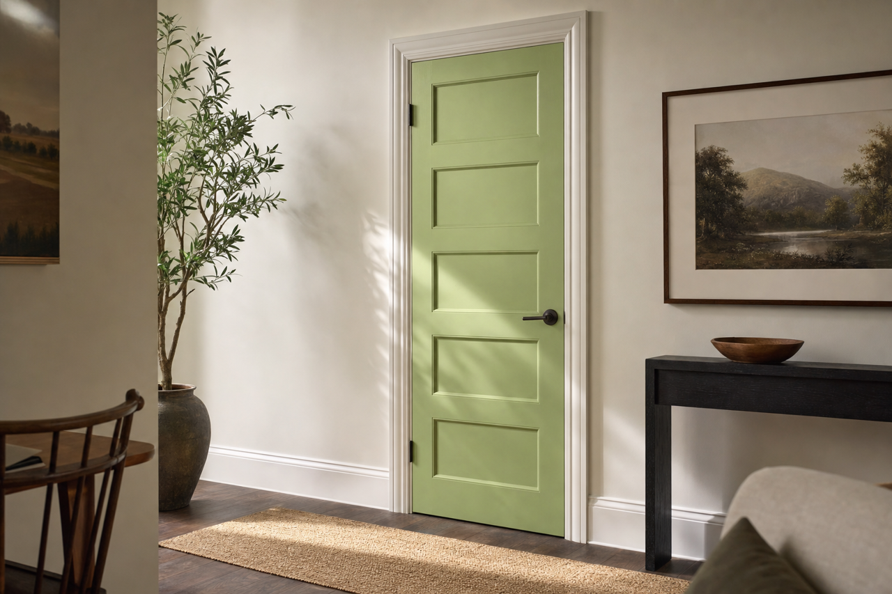 Sunny Dale by Valspar on interior-doors