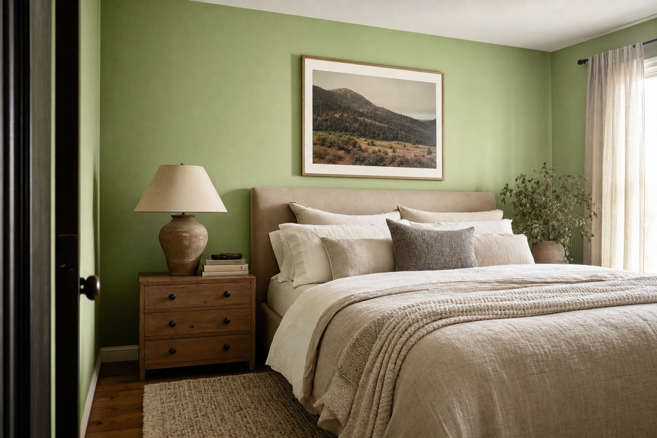 Sunny Dale by Valspar on interiors