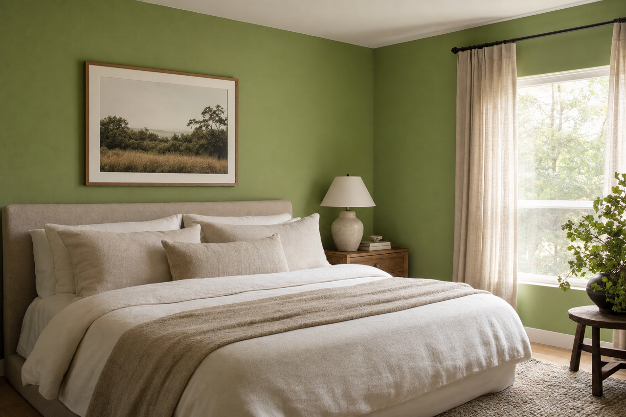 Tropical Foliage by Valspar on interiors