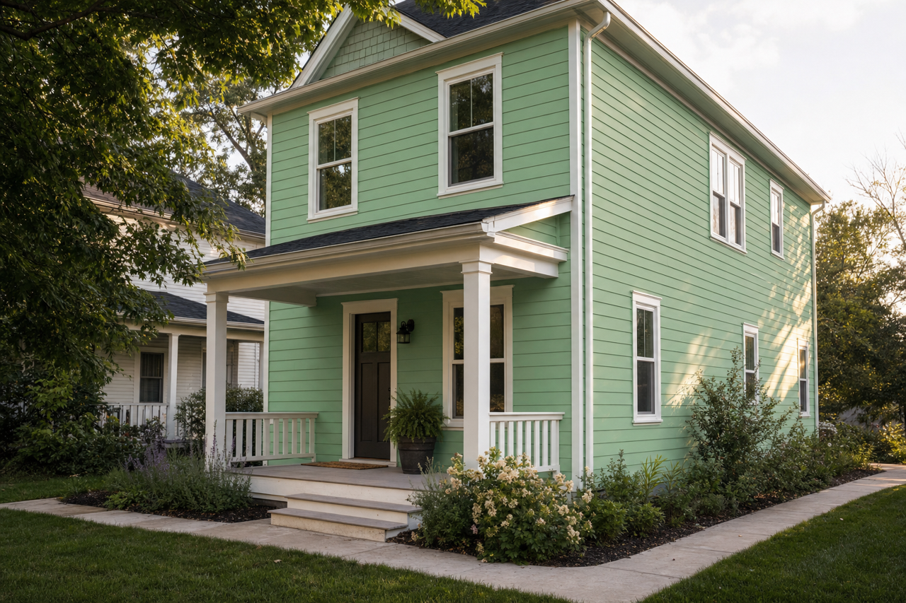 Fresh Meadow by Valspar on exterior