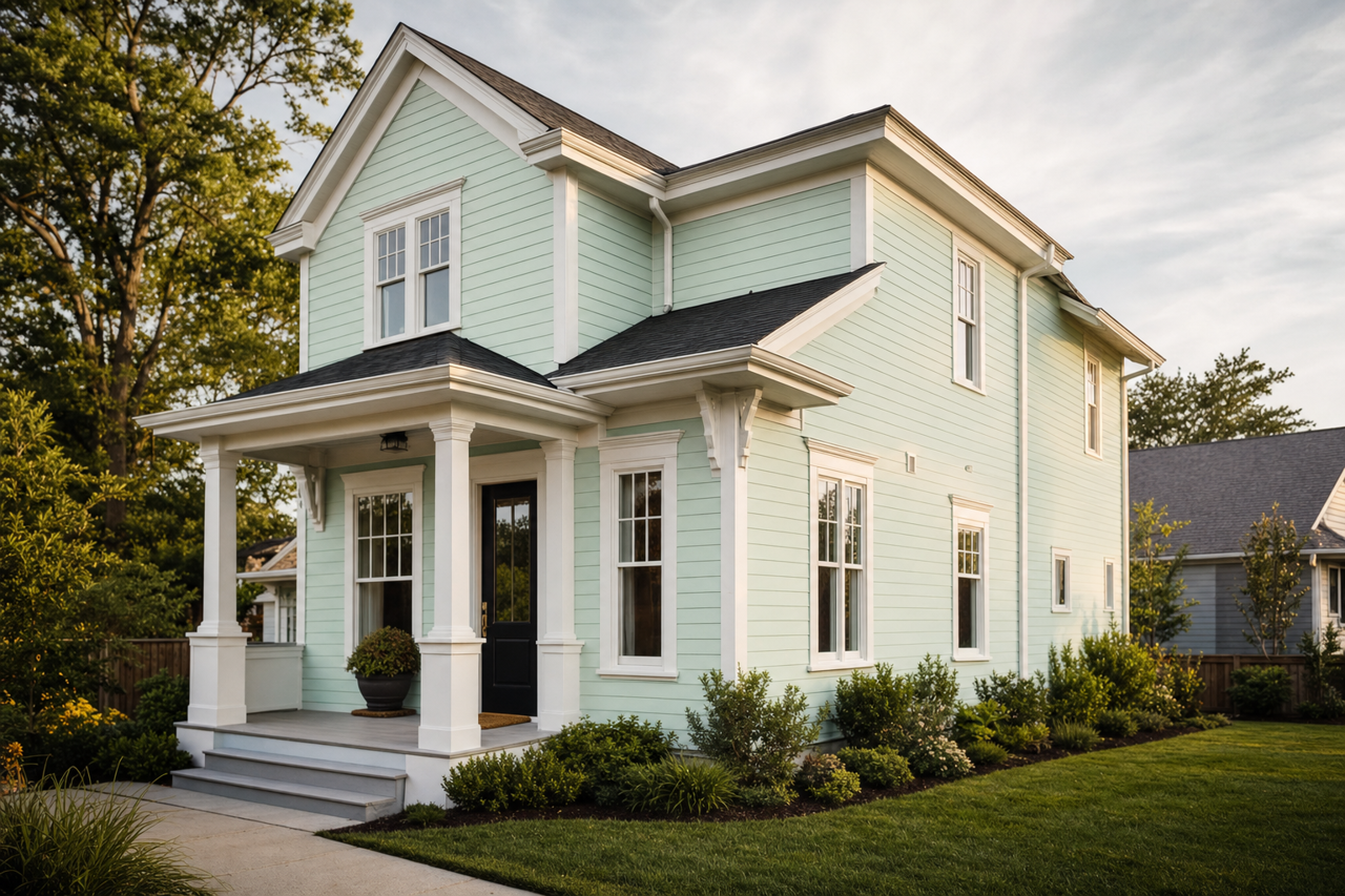Ultra Green by Valspar on exterior