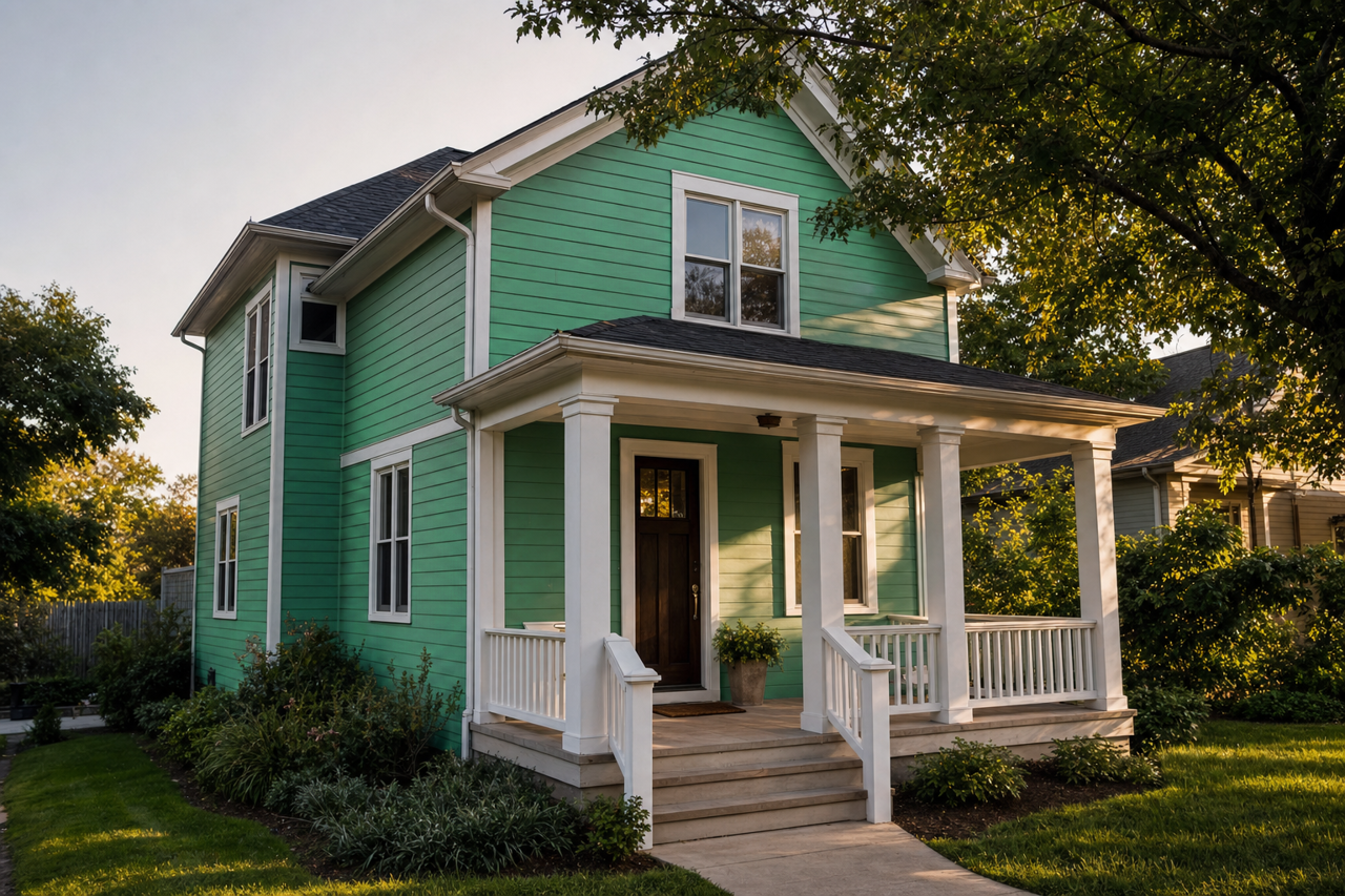 Divot by Valspar on exterior