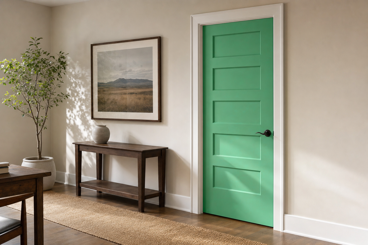 Divot by Valspar on interior-doors