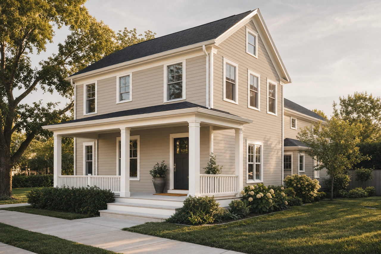 Frappé by Valspar on exterior