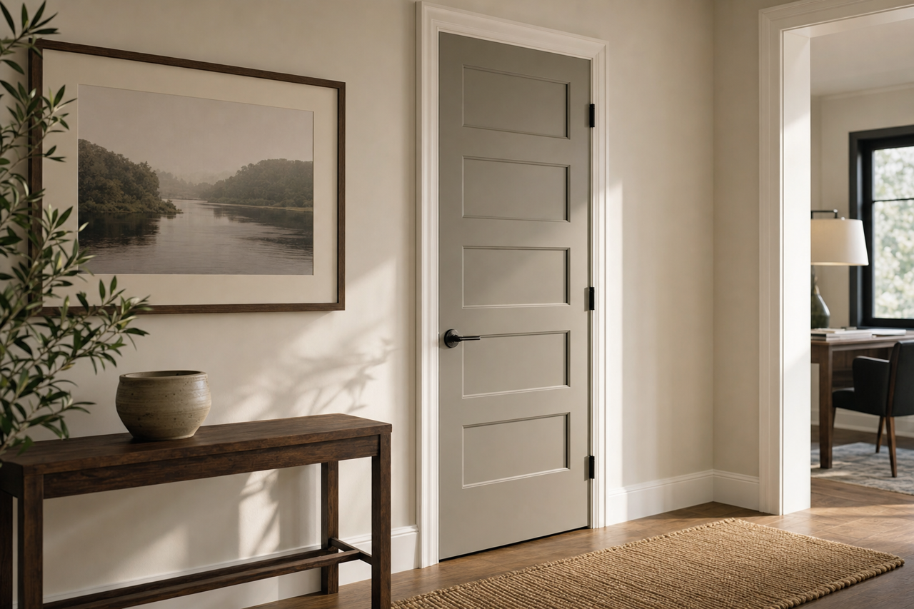 Artichoke by Valspar on interior-doors