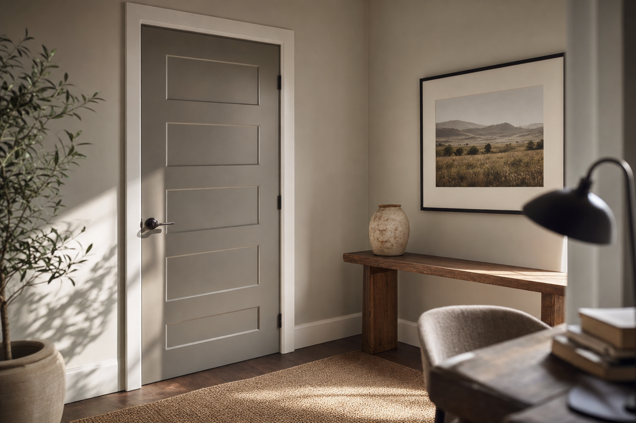 Empire by Valspar on interior-doors