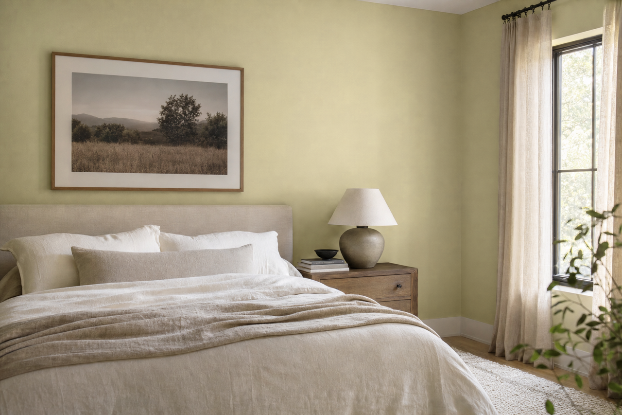 Young Willow by Valspar on interiors