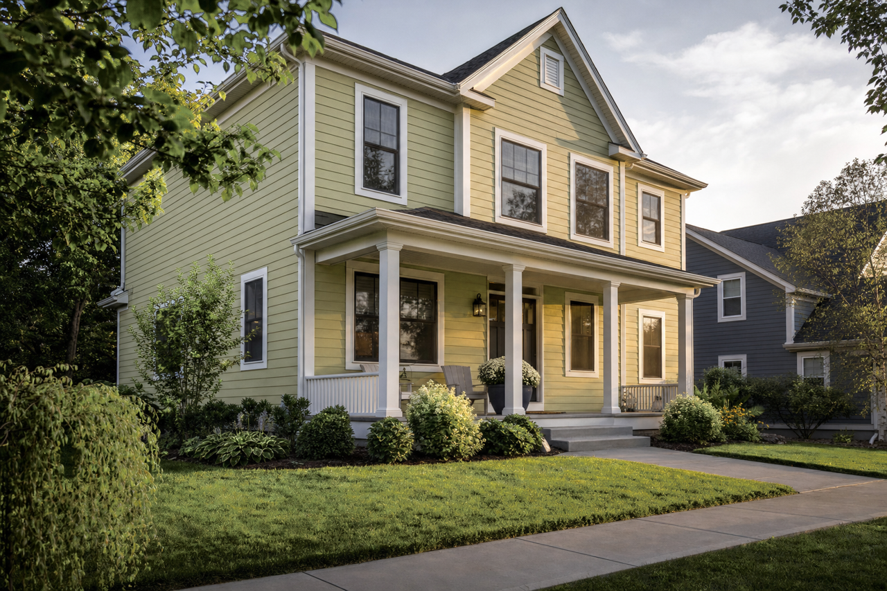 Everglade Glen by Valspar on exterior