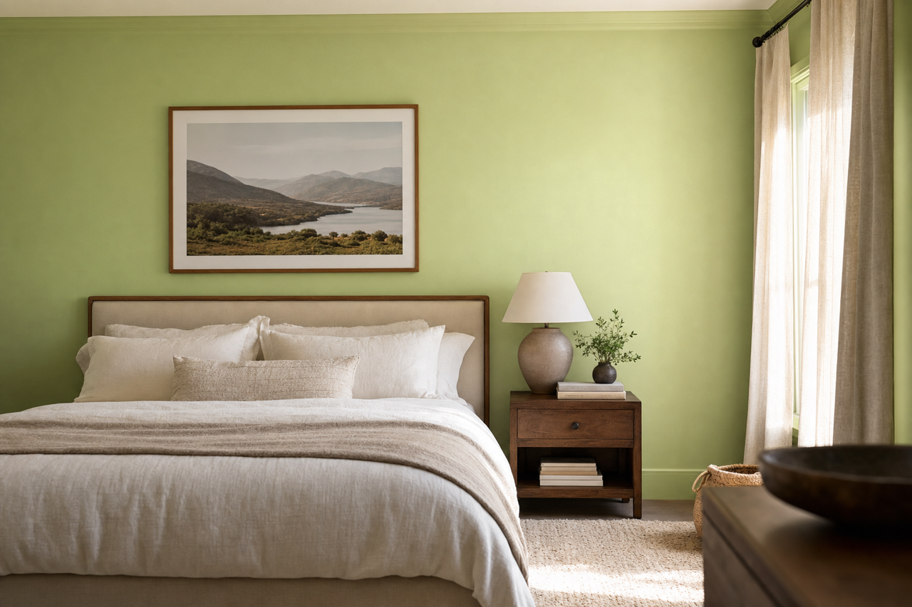 Everglade Glen by Valspar on interiors