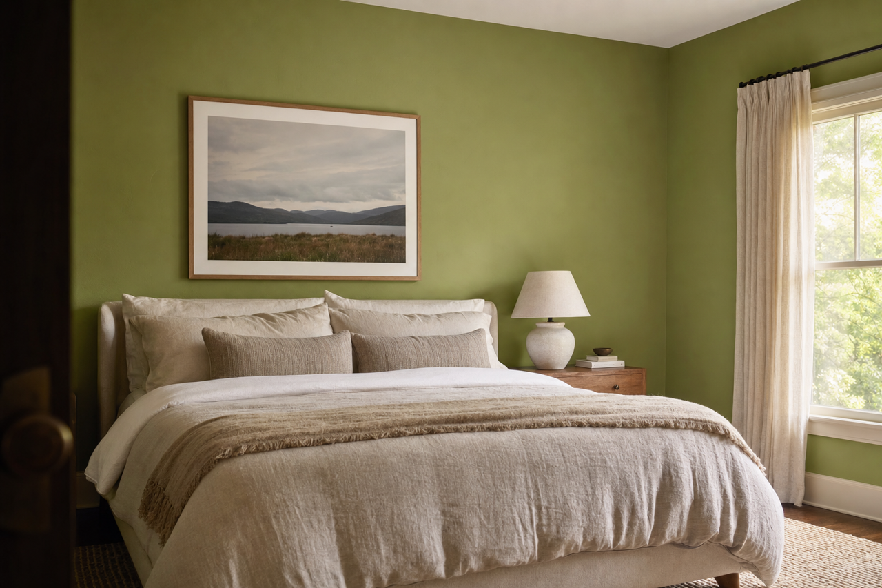 Palm Leaf by Valspar on interiors
