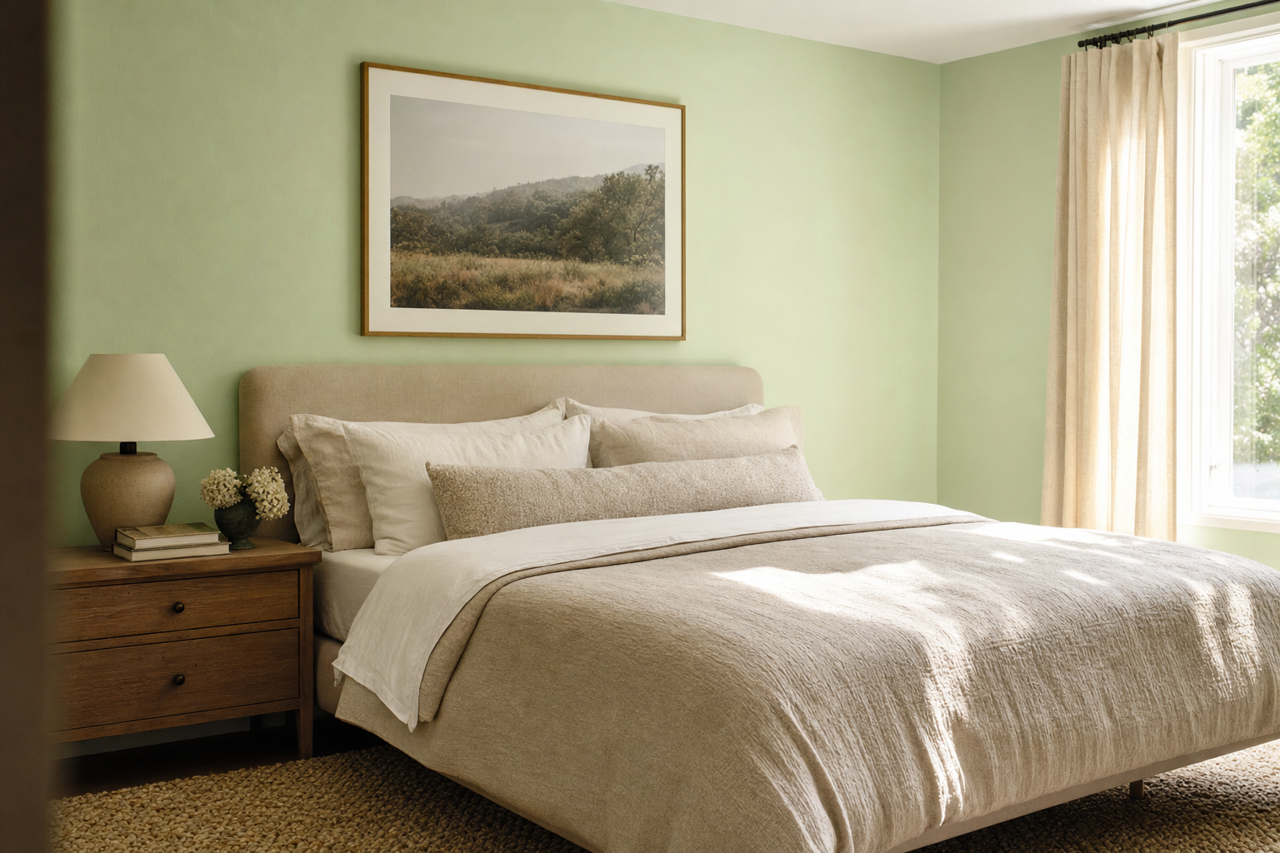 Summer Frolic by Valspar on interiors