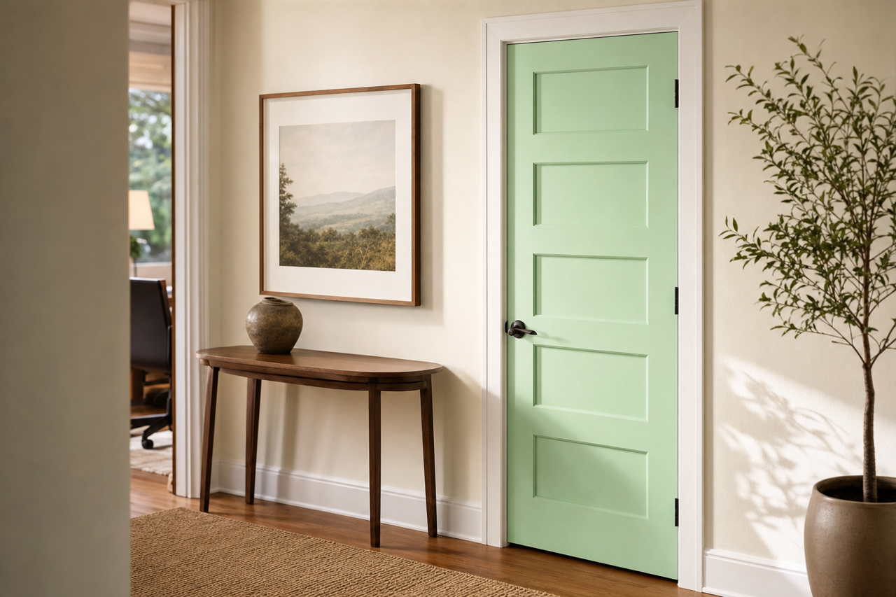 Au Naturale by Valspar on interior-doors