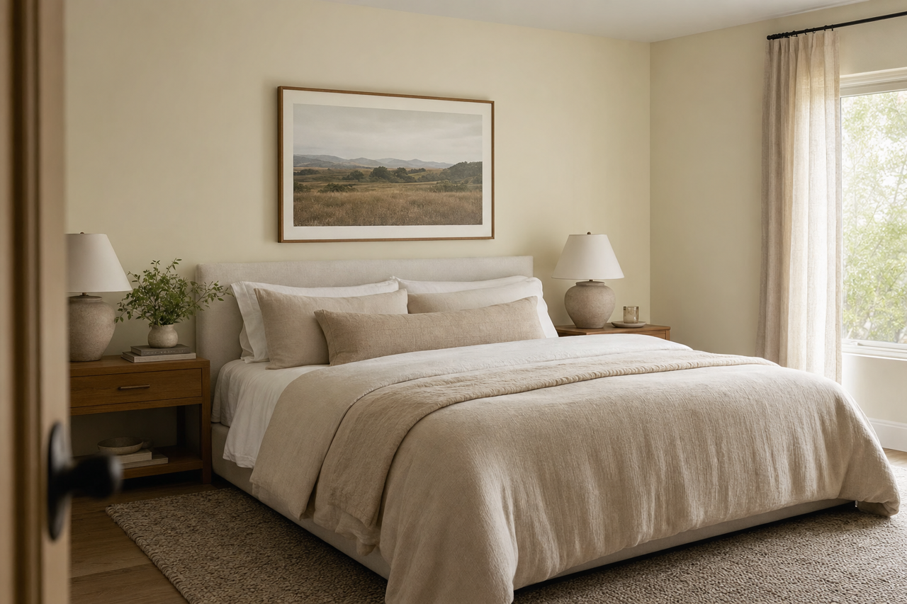 Snowed In by Valspar on interiors