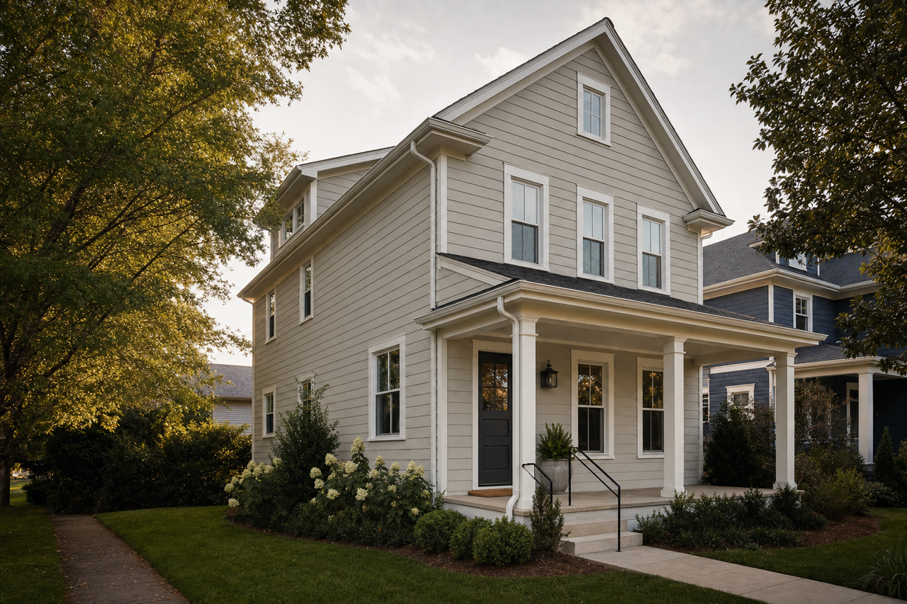 Soulful Grey by Valspar on exterior