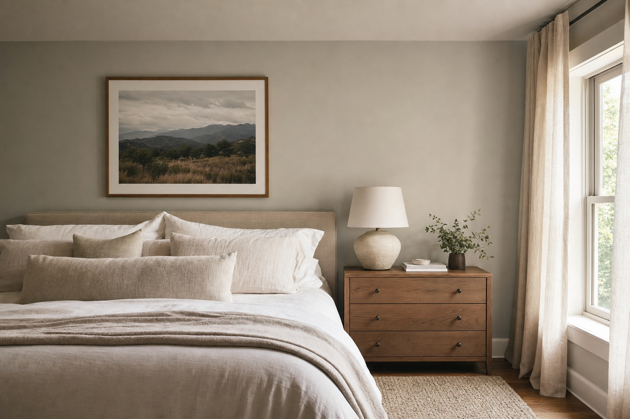 Soulful Grey by Valspar on interiors