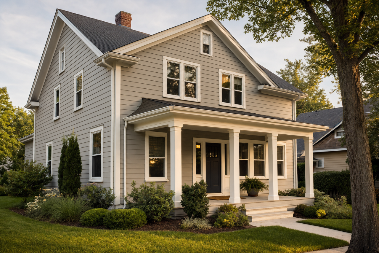 Aspen Gray by Valspar on exterior