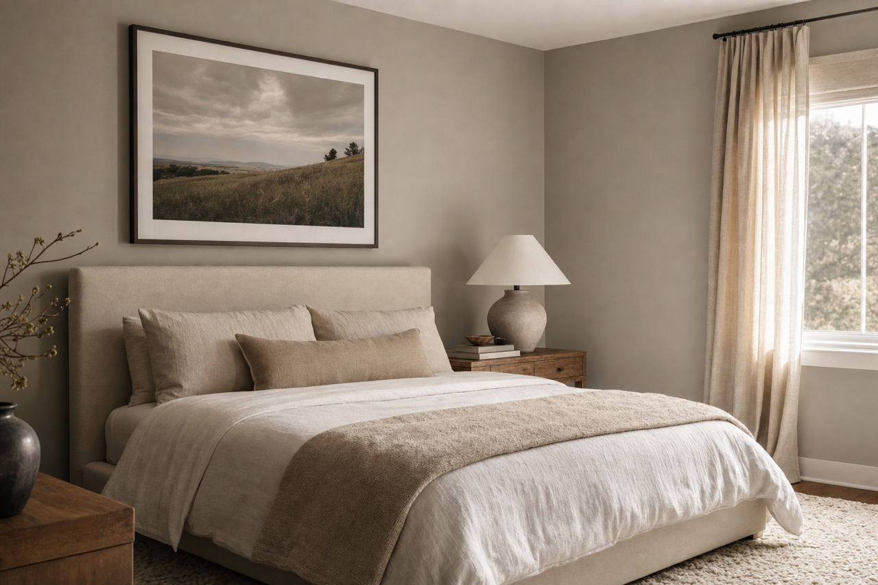 Aspen Gray by Valspar on interiors