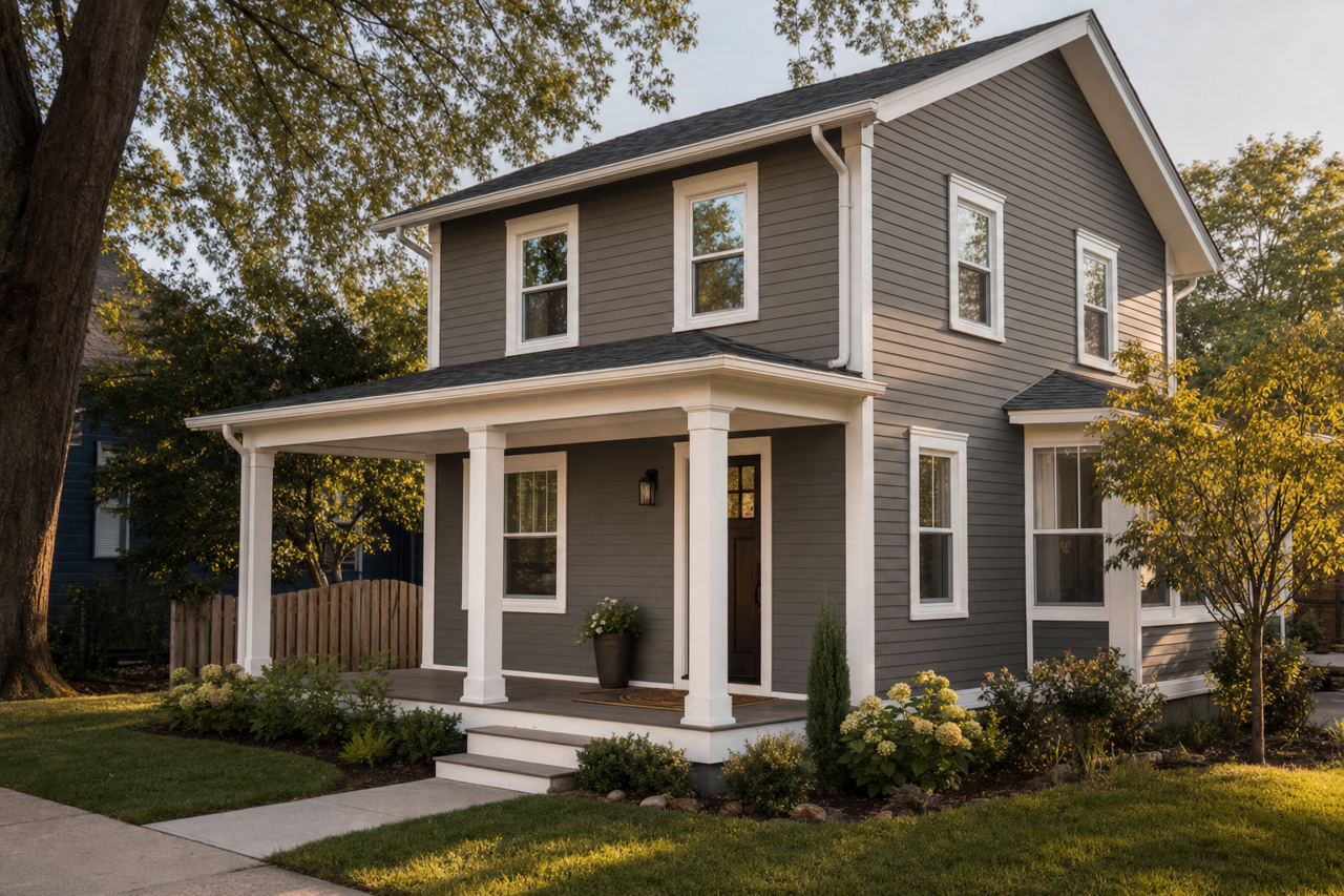English Tea Party by Valspar on exterior