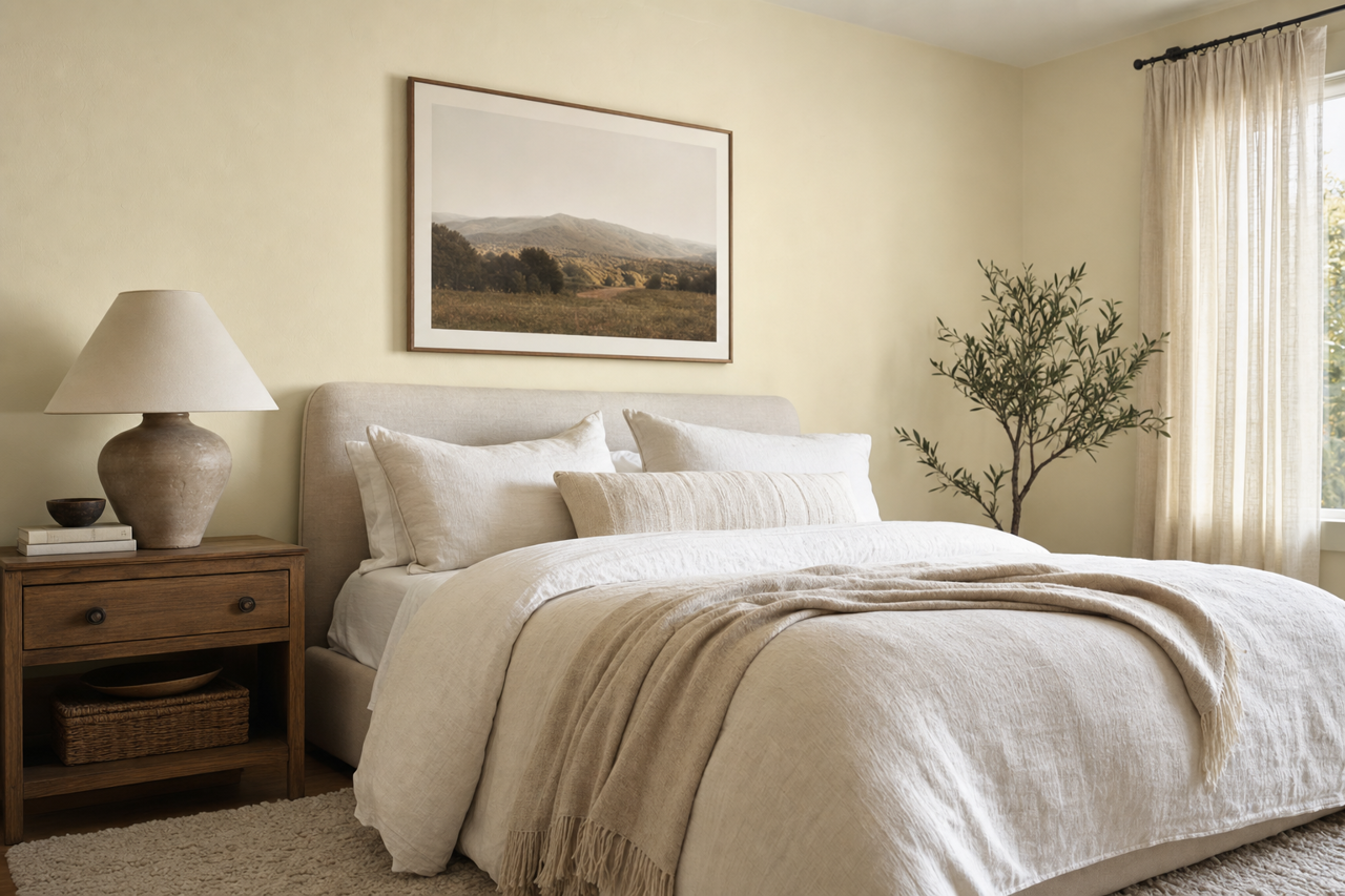 Summer Mist by Valspar on interiors