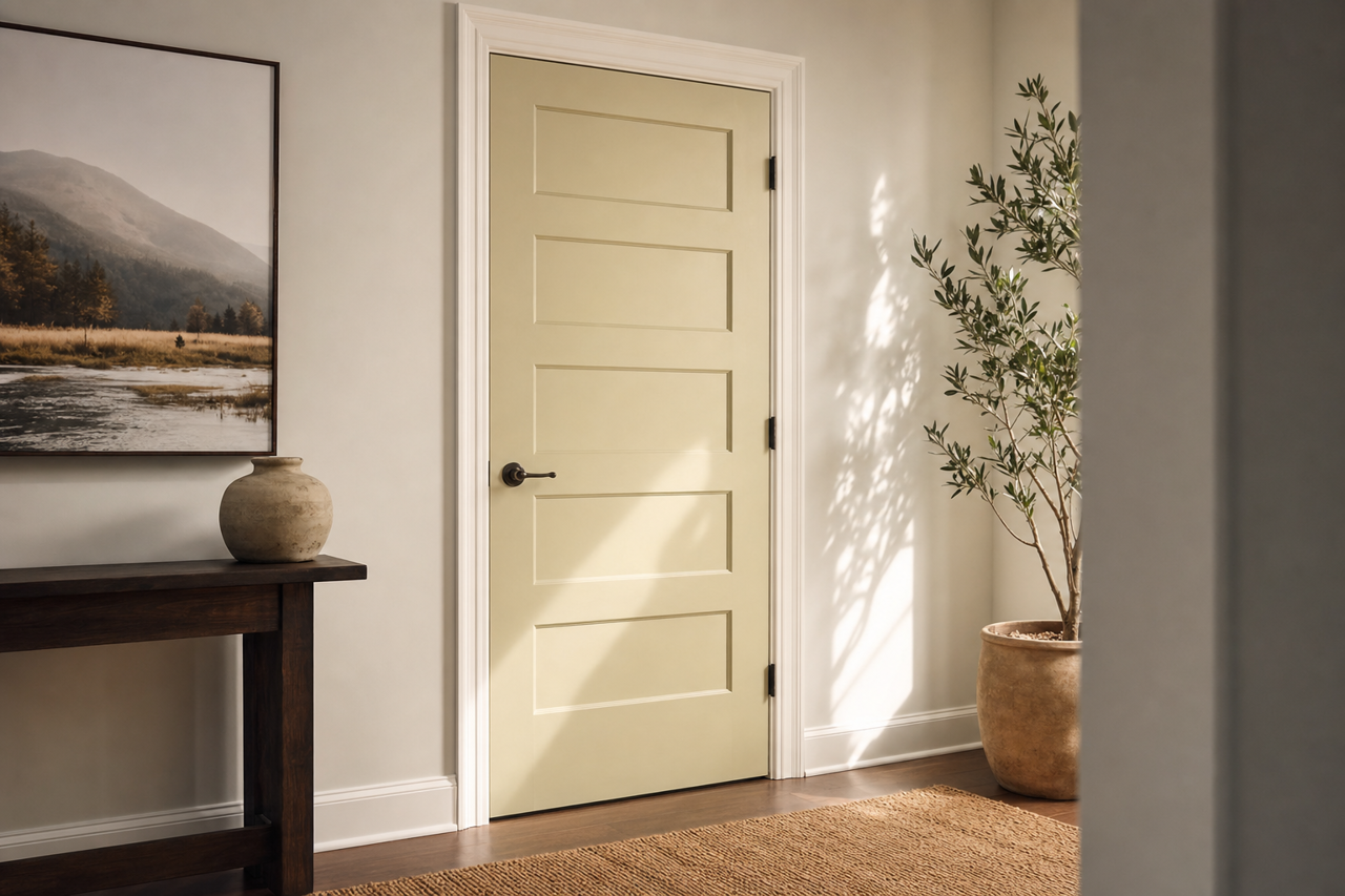 Willow Wind by Valspar on interior-doors