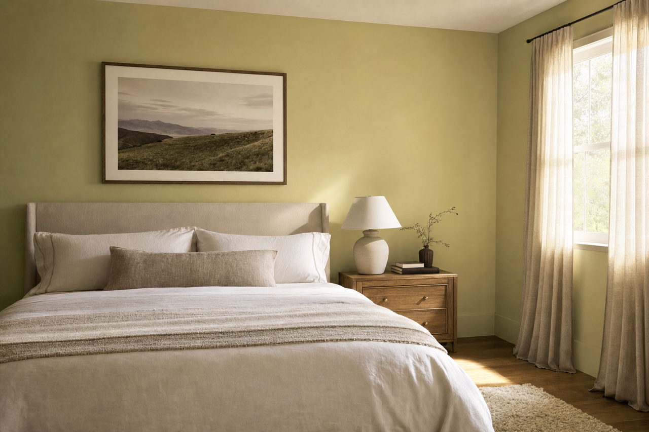 Grassland by Valspar on interiors