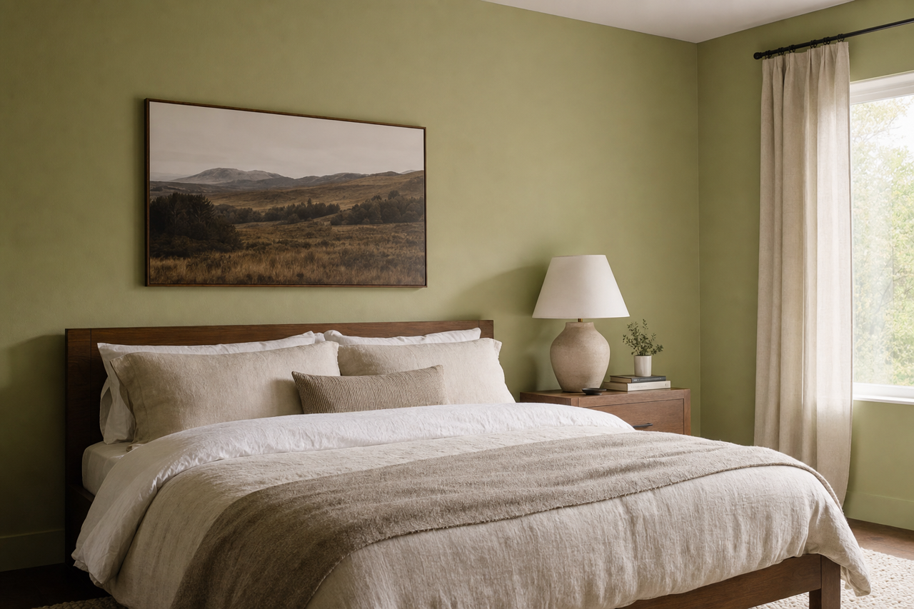 Bullfrog by Valspar on interiors