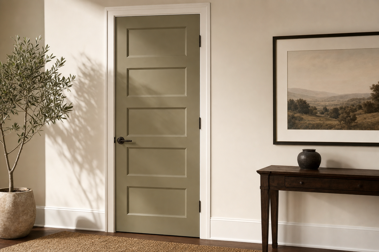 Gaucho by Valspar on interior-doors
