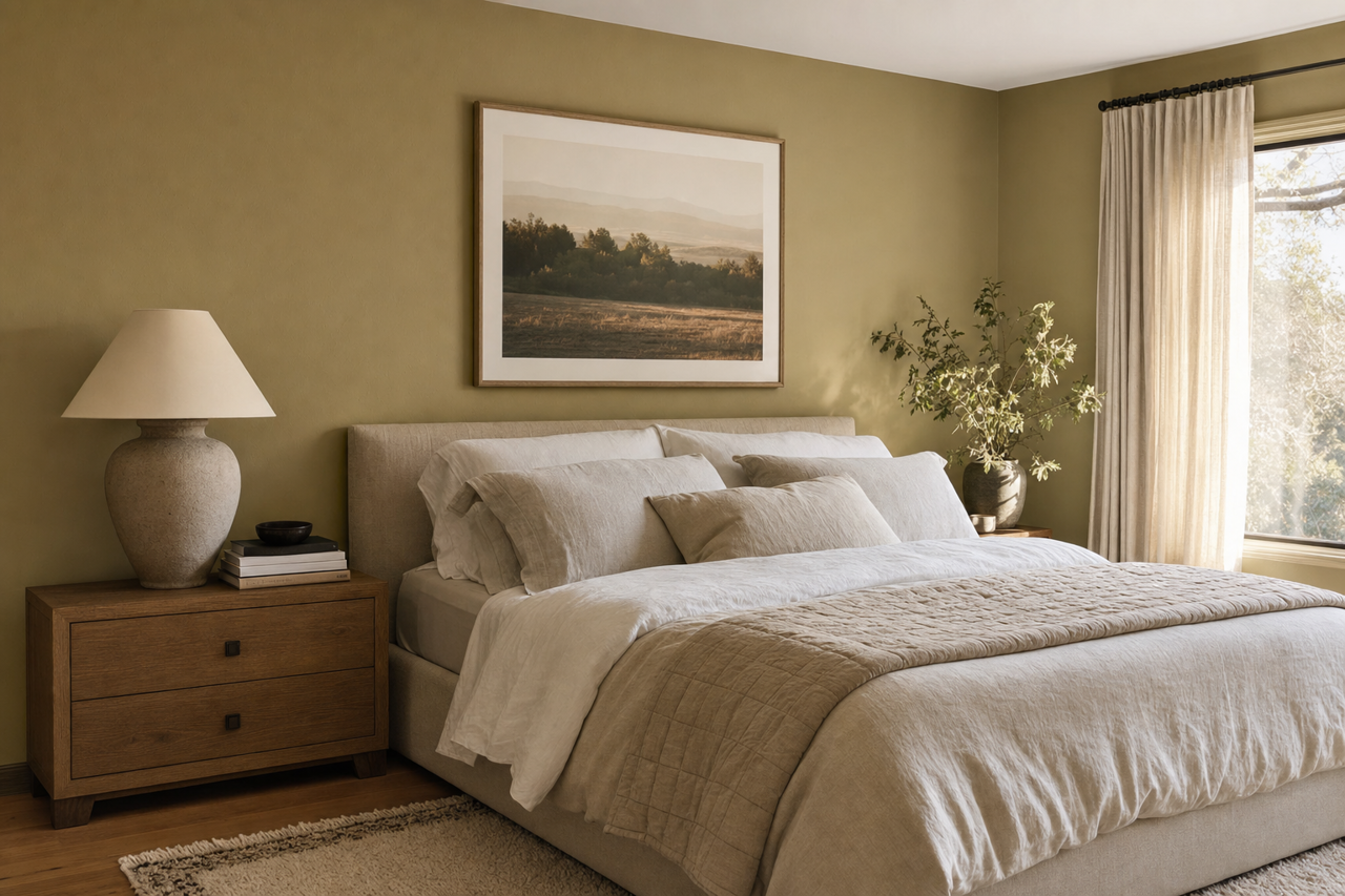 Gaucho by Valspar on interiors