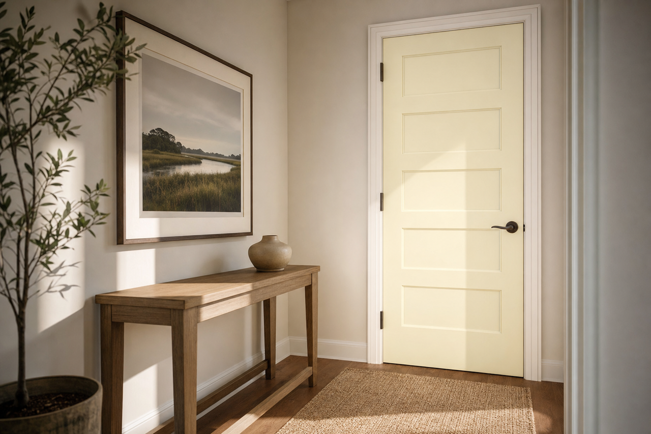 Grassy Field by Valspar on interior-doors