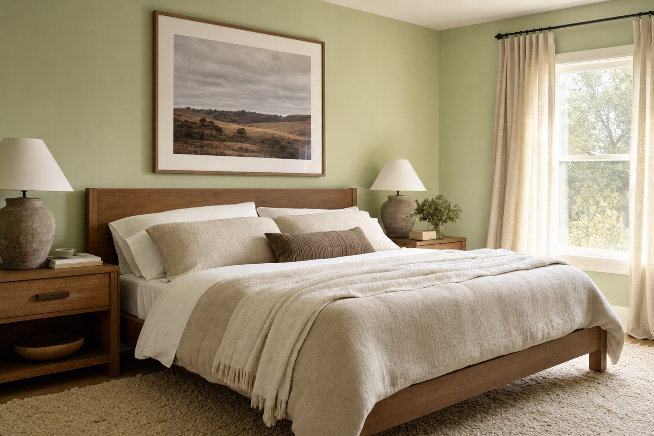 True Bliss by Valspar on interiors