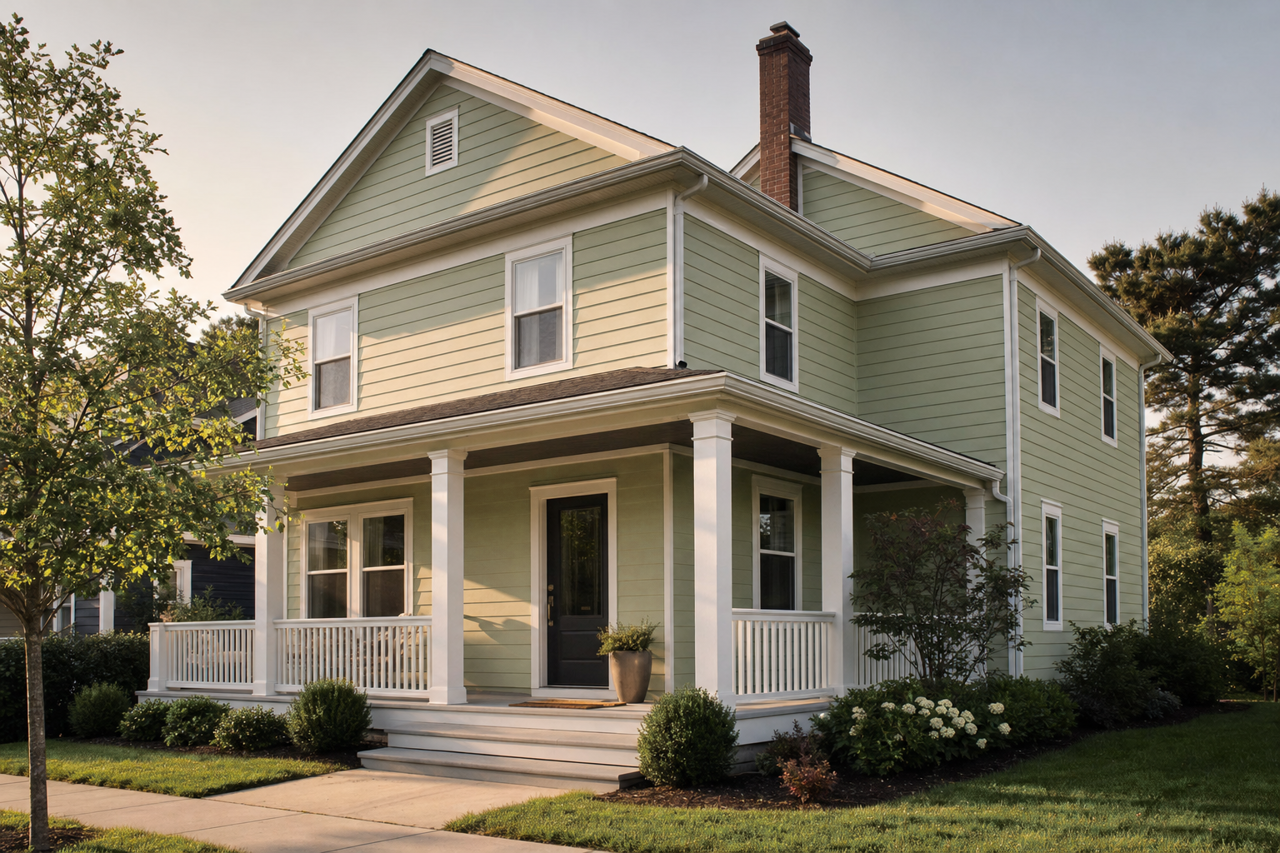 Good Morning by Valspar on exterior