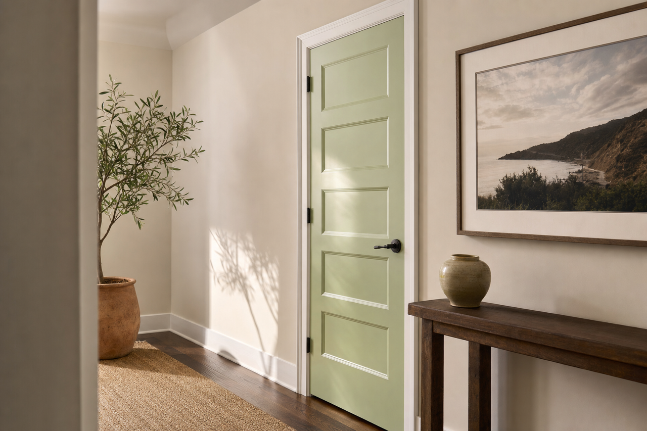 Good Morning by Valspar on interior-doors