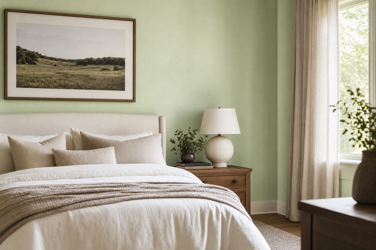 Sprig of Mint by Valspar on interiors