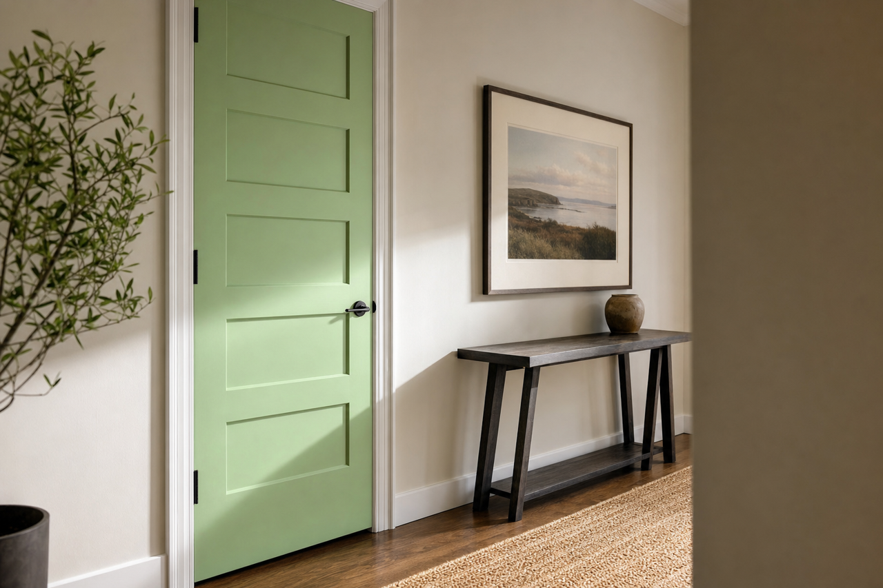 Gentle Landscape by Valspar on interior-doors