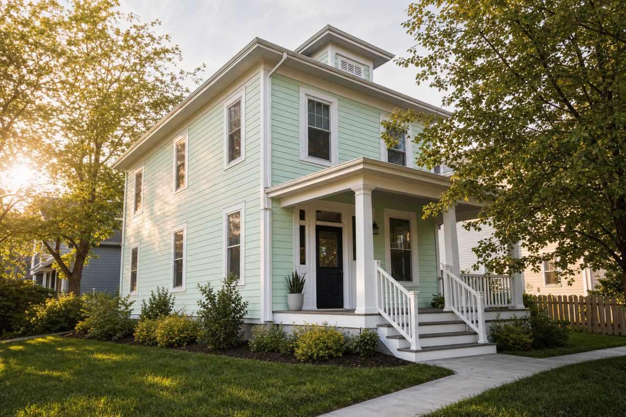 Summer Sigh by Valspar on exterior