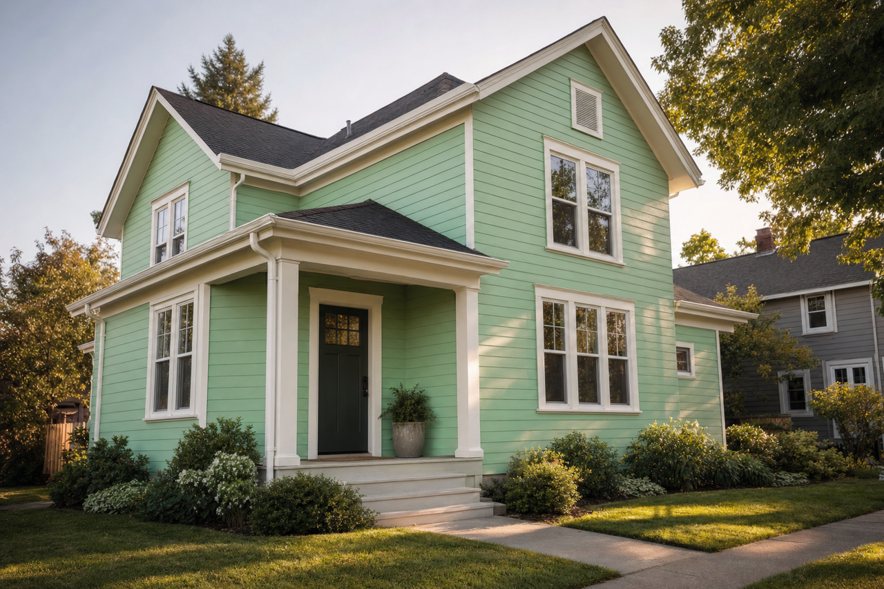 Garden Sprout by Valspar on exterior